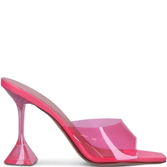 Amina Muaddi Lupita PVC Sandals Size 40 IT - Picture 4 of 7